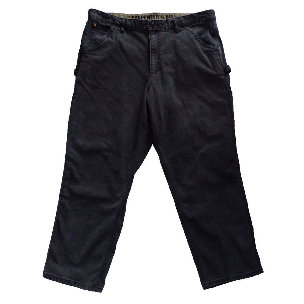 CAT Caterpillar Workwear Carpenter Denim Jeans 40x29 Gray